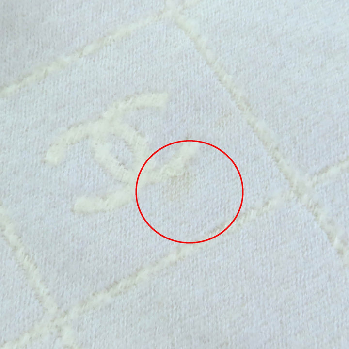 Great CHANEL shawl gray wool Women