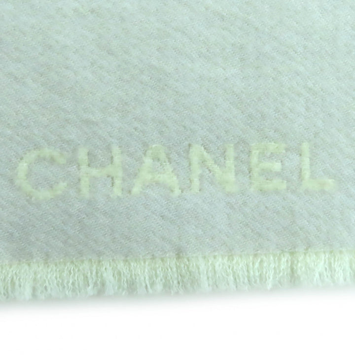Great CHANEL shawl gray wool Women