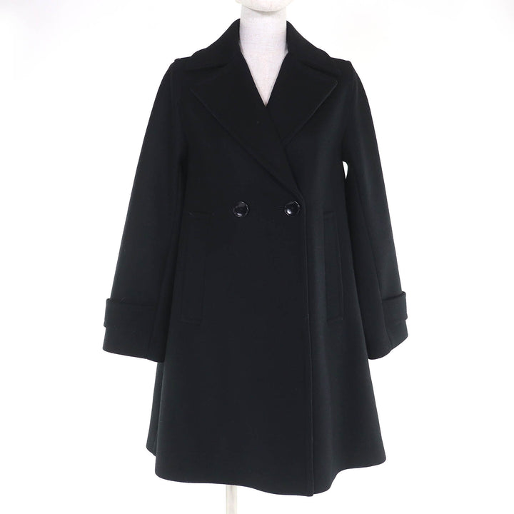 Pristine Ron Herman coat A line black wool Women XS 32102000155
