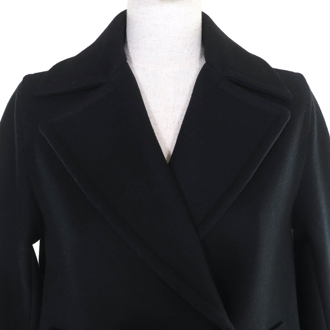 Pristine Ron Herman coat A line black wool Women XS 32102000155