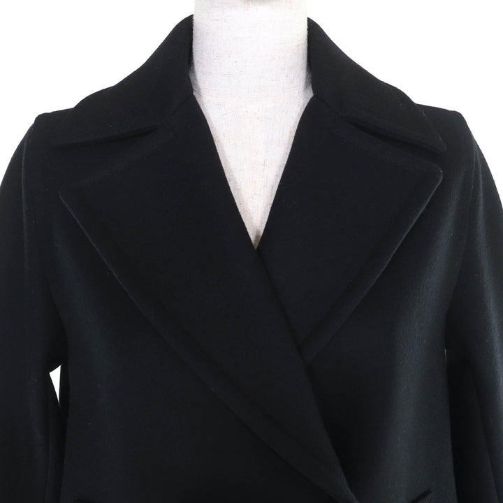 Pristine Ron Herman coat A line black wool Women XS 32102000155