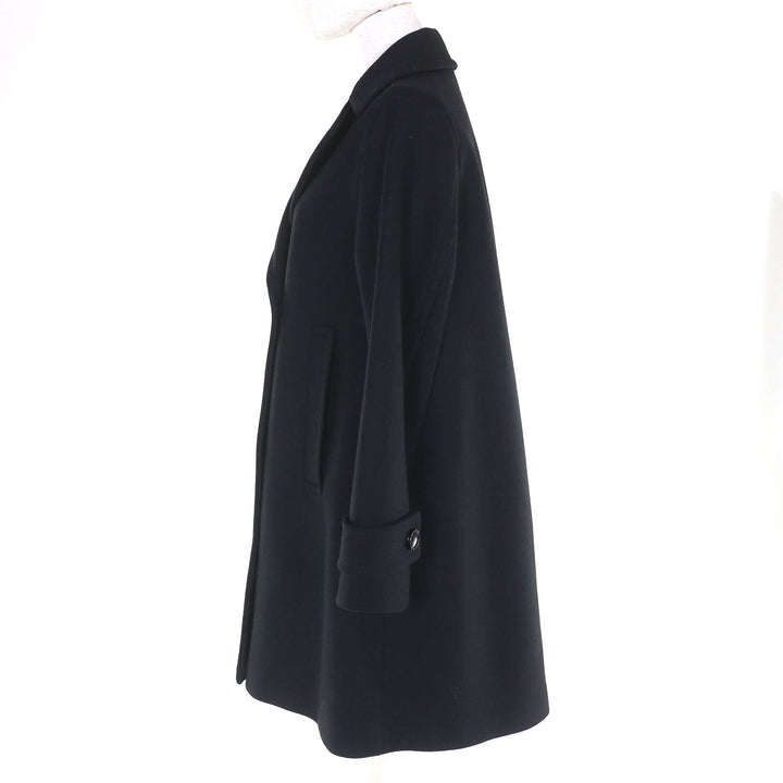 Pristine Ron Herman coat A line black wool Women XS 32102000155