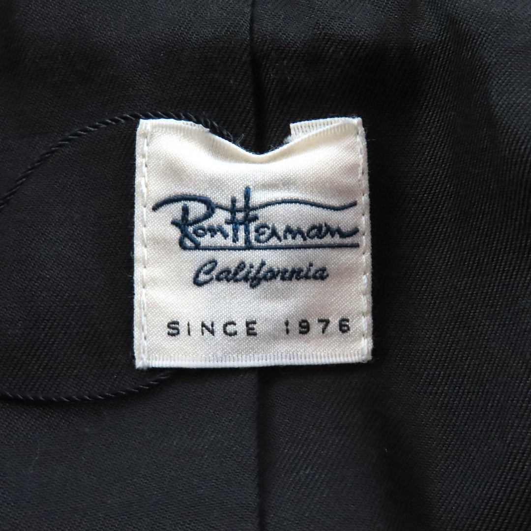 Pristine Ron Herman coat A line black wool Women XS 32102000155