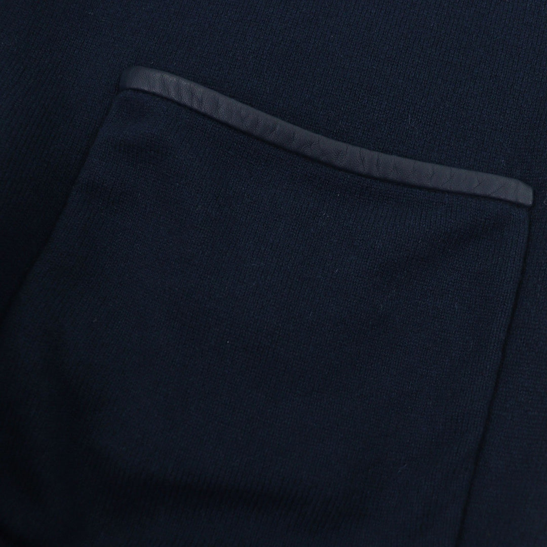 Excellent Loro Piana 100% baby cashmere reversible long knit cardigan