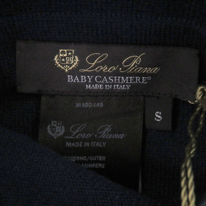 Excellent Loro Piana 100% baby cashmere reversible long knit cardigan