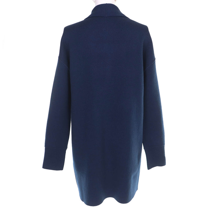 Excellent Loro Piana 100% baby cashmere reversible long knit cardigan