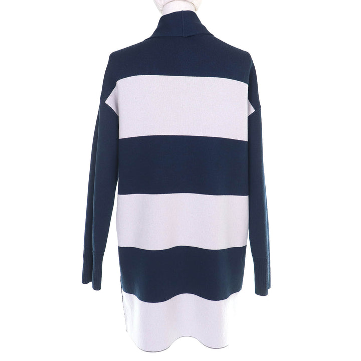 Excellent Loro Piana 100% baby cashmere reversible long knit cardigan