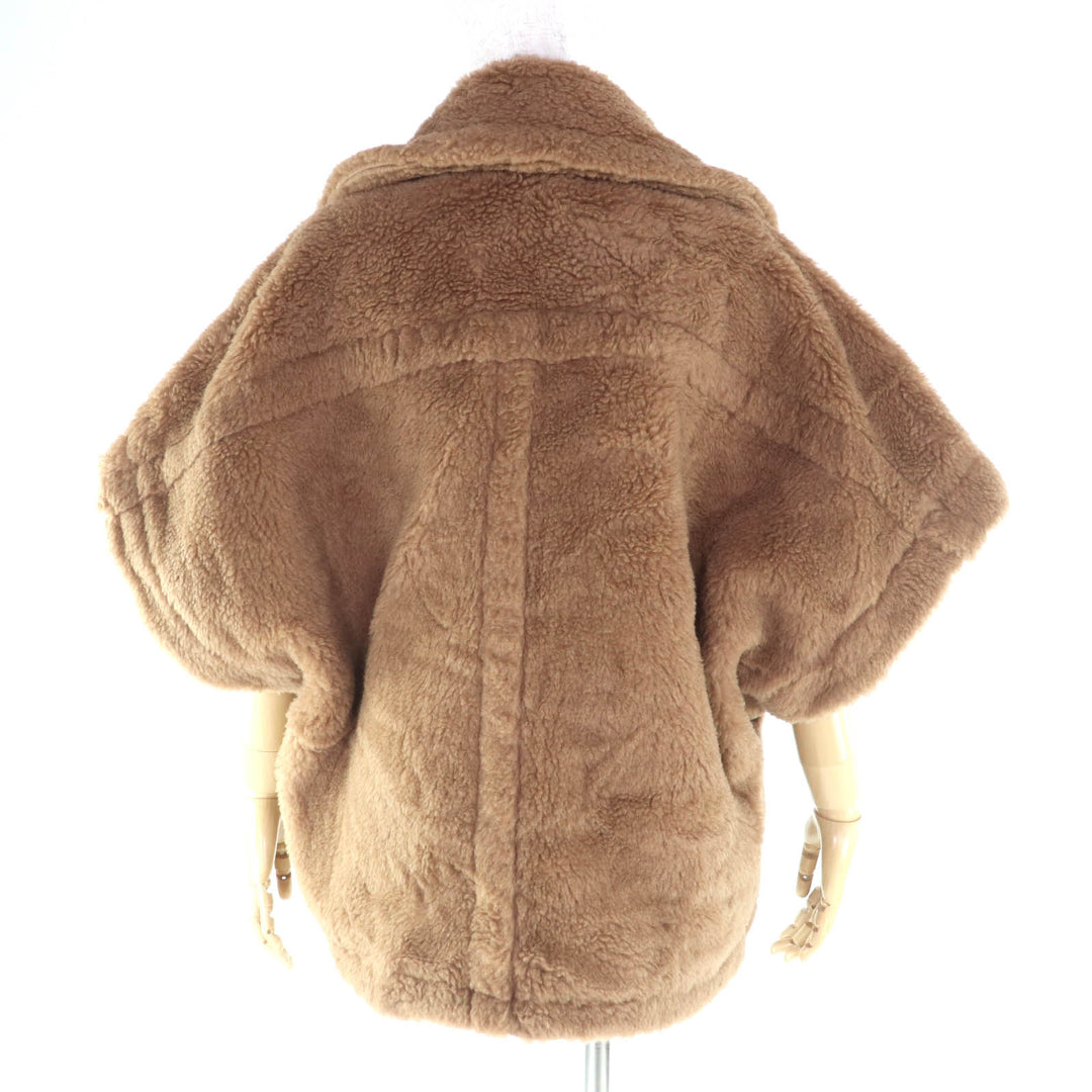 Excellent Max Mara poncho NEWMANTO TEDDY CAPE Camel Camel Women 24247363426