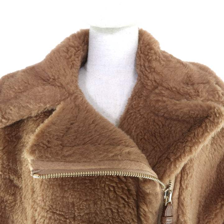 Excellent Max Mara poncho NEWMANTO TEDDY CAPE Camel Camel Women 24247363426