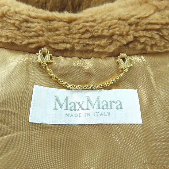 Excellent Max Mara poncho NEWMANTO TEDDY CAPE Camel Camel Women 24247363426