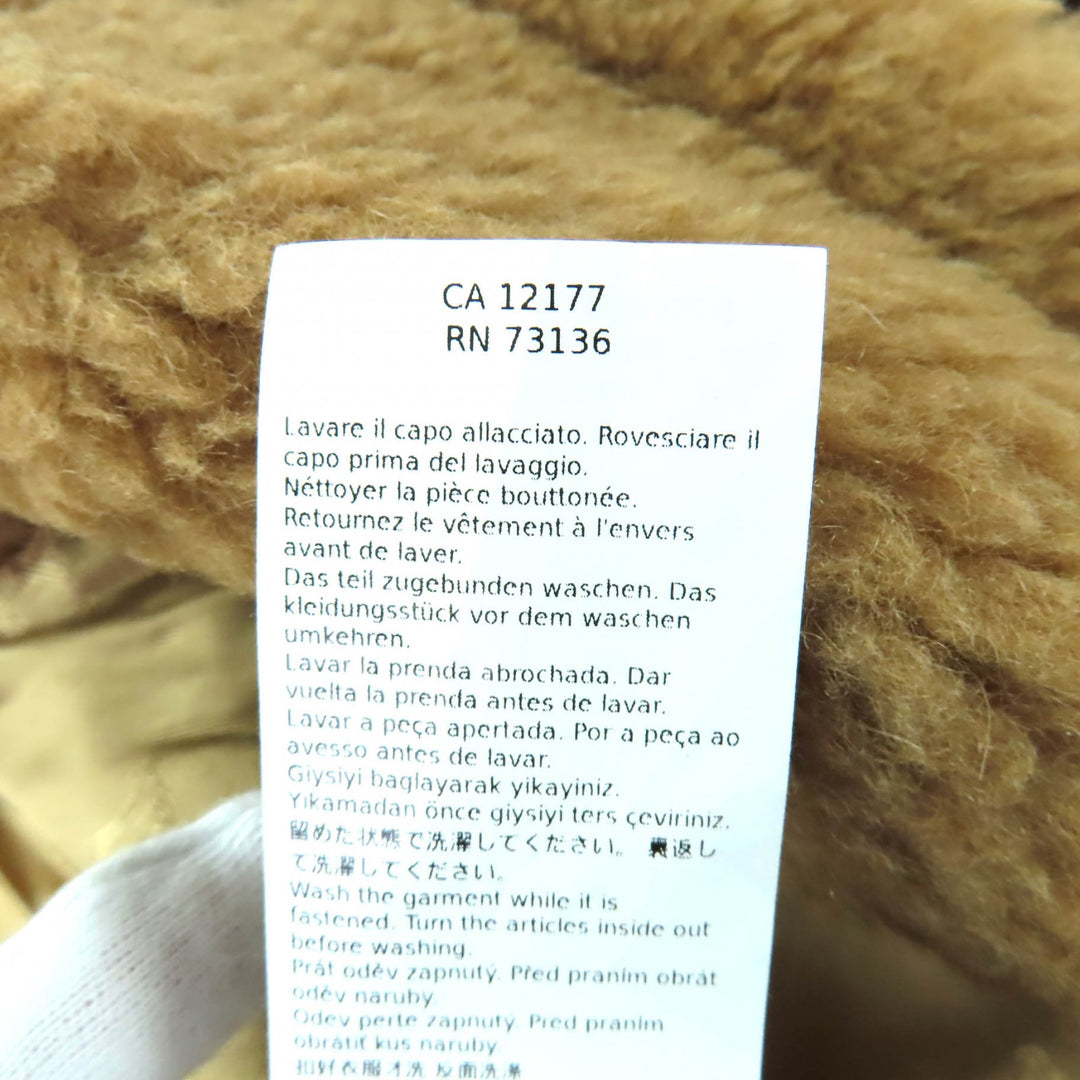 Excellent Max Mara poncho NEWMANTO TEDDY CAPE Camel Camel Women 24247363426