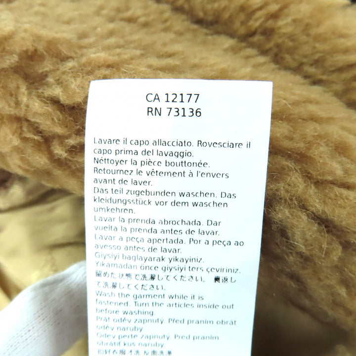 Excellent Max Mara poncho NEWMANTO TEDDY CAPE Camel Camel Women 24247363426