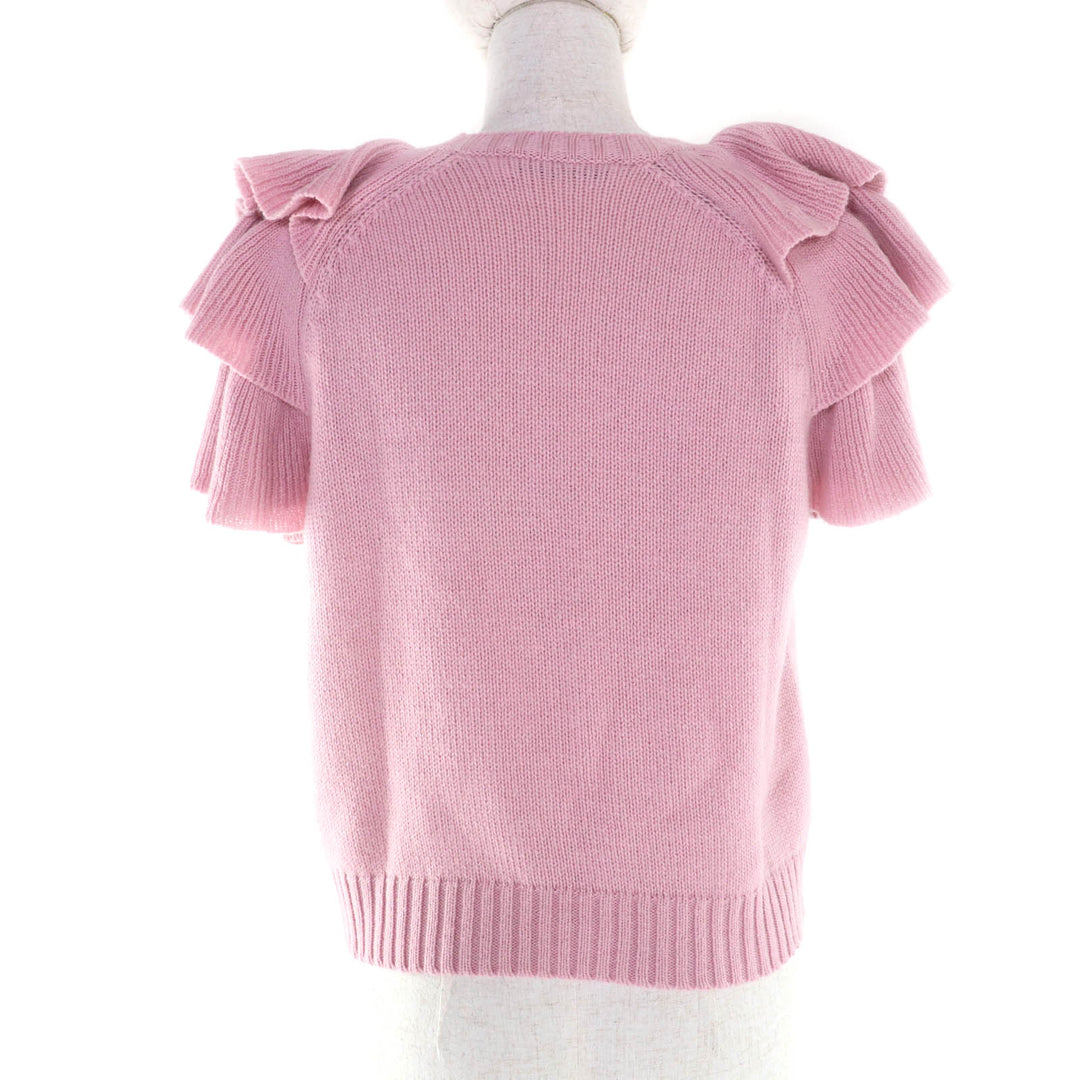 Excellent Christian Dior knit pink cashmere Women 42 344S13BM003
