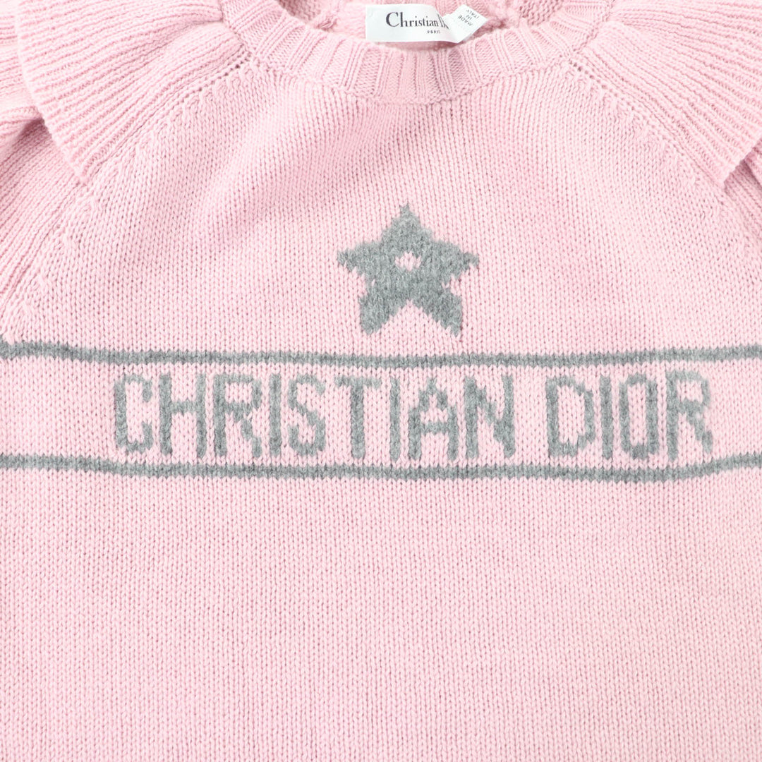 Excellent Christian Dior knit pink cashmere Women 42 344S13BM003