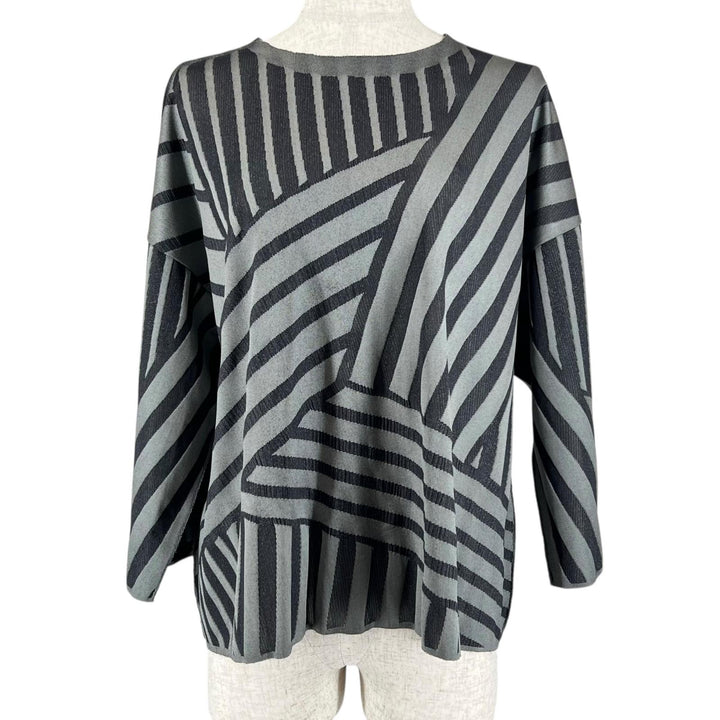Excellent PLEATS PLEASE tops A-POC Geometric Pattern gray 3 PP83LK921