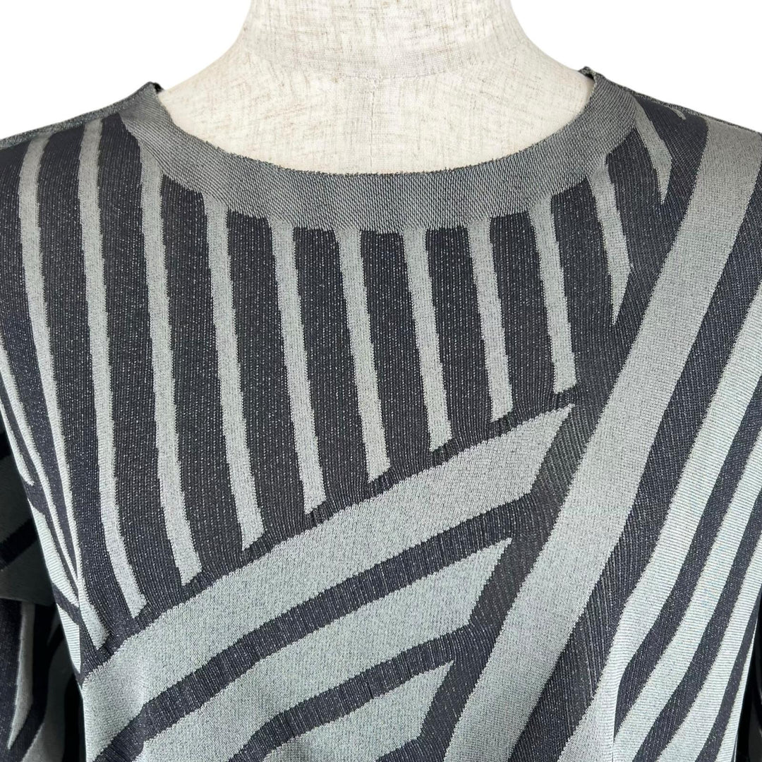 Excellent PLEATS PLEASE tops A-POC Geometric Pattern gray 3 PP83LK921