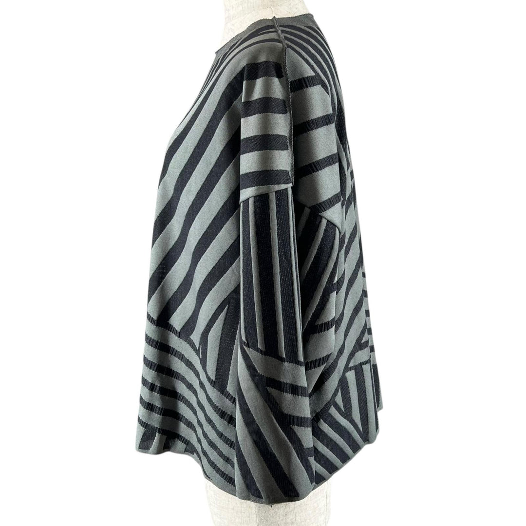 Excellent PLEATS PLEASE tops A-POC Geometric Pattern gray 3 PP83LK921