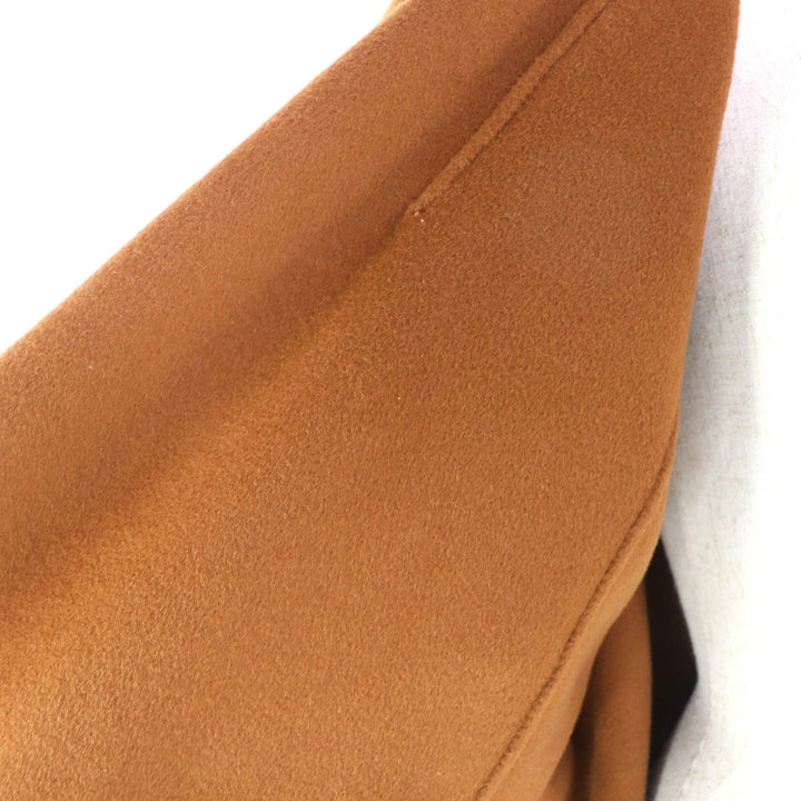 Excellent J&M Davidson coat Belted double-face wrap Brown wool Women 6