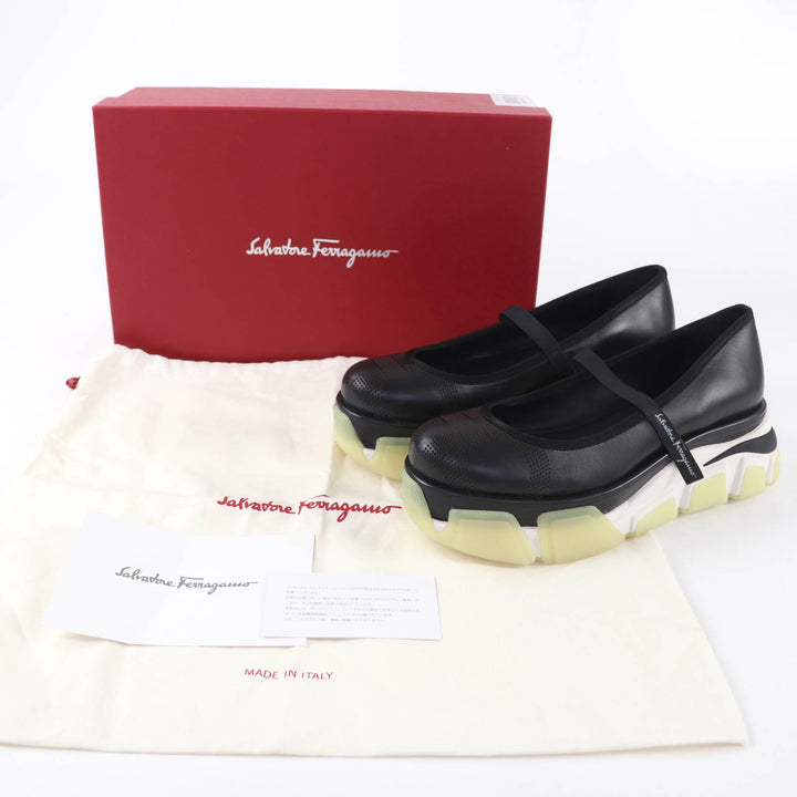 Excellent Salvatore Ferragamo sneakers DAMSKOR Gancini Punched Damskoor 8.5
