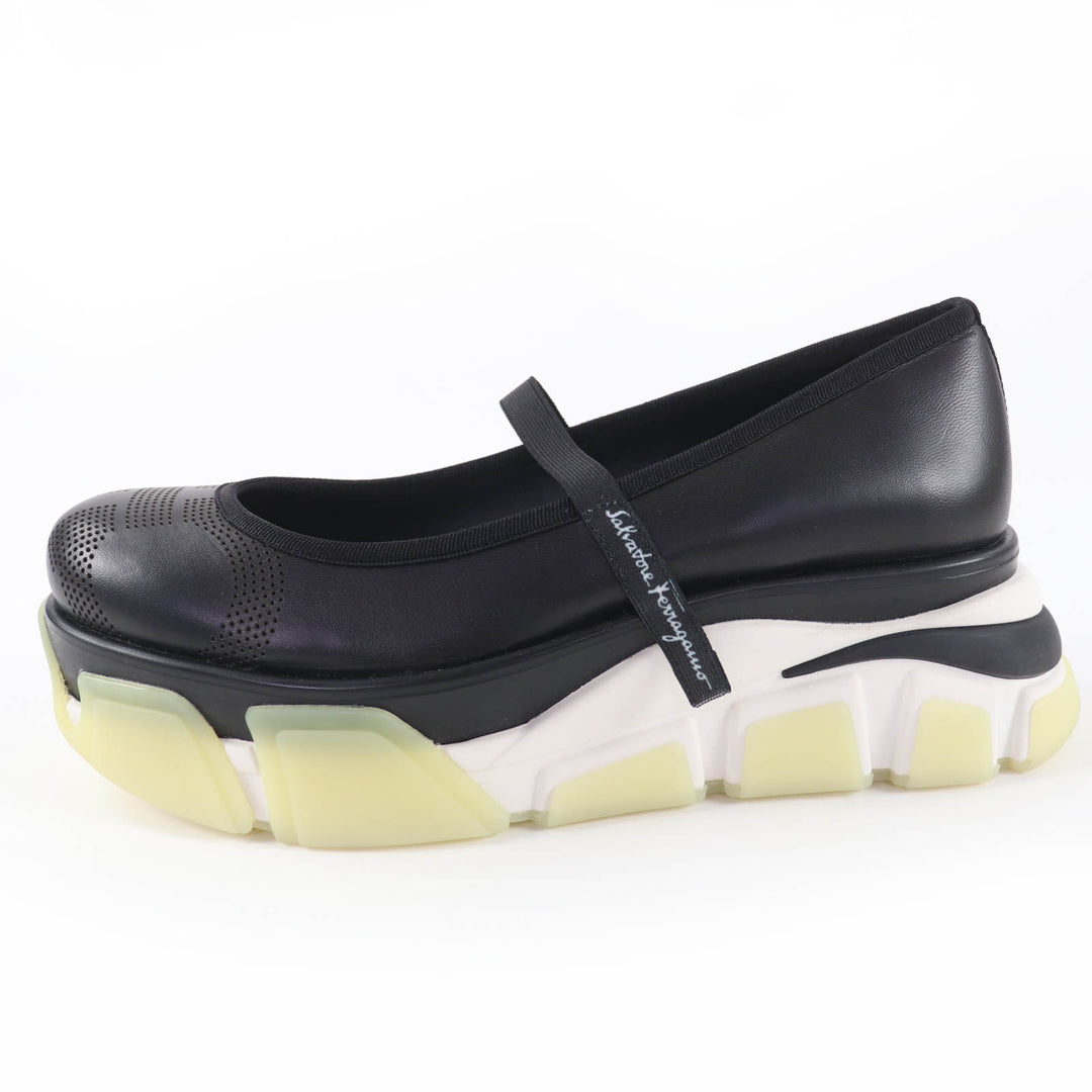 Excellent Salvatore Ferragamo sneakers DAMSKOR Gancini Punched Damskoor 8.5