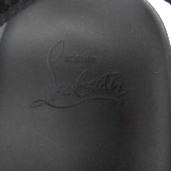 Excellent Christian Louboutin Sandals Summer Dune Logo tape Velcro strap
