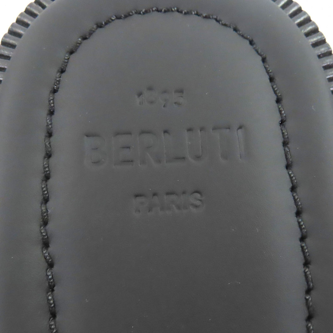 Pristine BERLUTI Sandals Sifnos Scritto Calligraphy black Venice