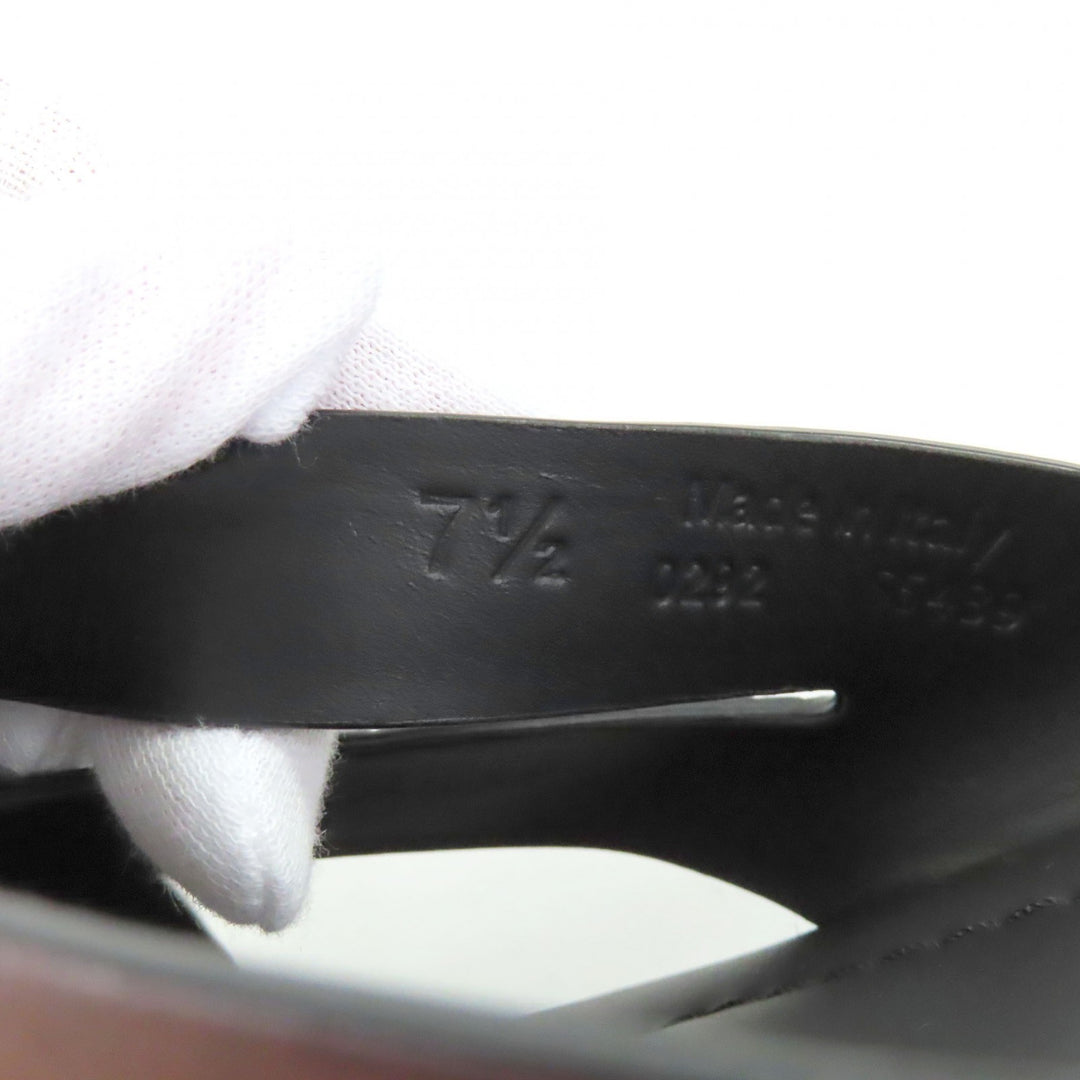 Pristine BERLUTI Sandals Sifnos Scritto Calligraphy black Venice
