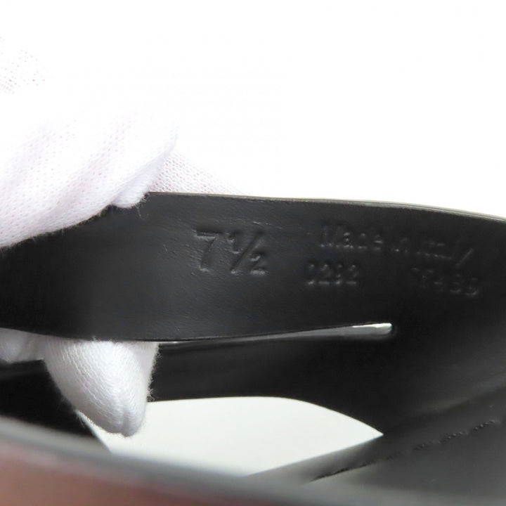 Pristine BERLUTI Sandals Sifnos Scritto Calligraphy black Venice