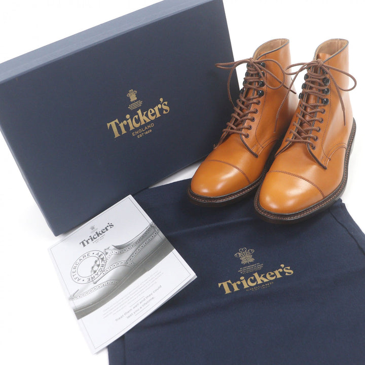 Pristine Tricker's Ankle boots SCOTT Acorn Antique Straight Tip Brown