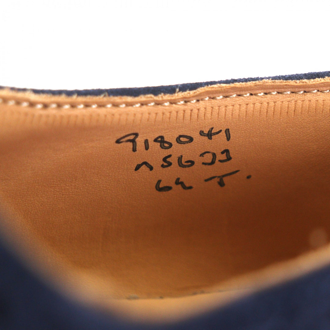 Great Tricker's Leather shoes Bourton Navy Suede leather mens 6.5 M5633