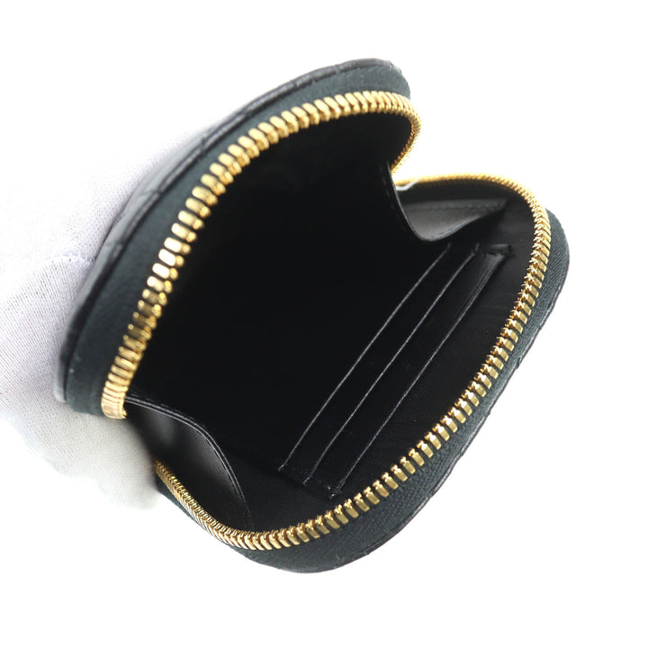 Excellent Christian Dior Lady Dior Cannage Phone Pouch black lambskin S0872ONMJ