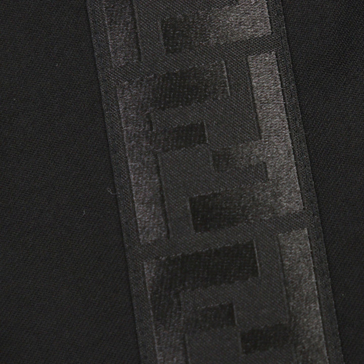 Pristine FENDI tailored jacket black wool mens 54 FJ0576