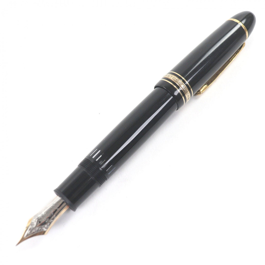 Very Good MONTBLANC fountain pen Meisterstück 149 Cap type black 14C mens