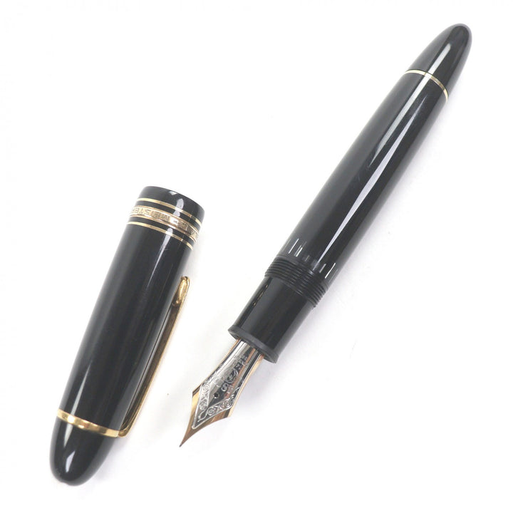 Very Good MONTBLANC fountain pen Meisterstück 149 Cap type black 14C mens
