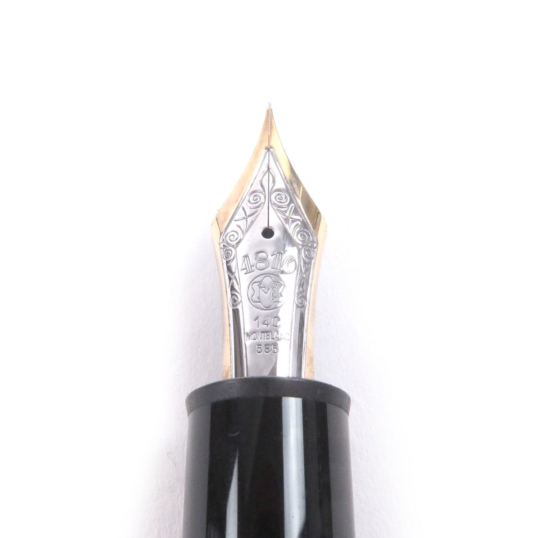 Very Good MONTBLANC fountain pen Meisterstück 149 Cap type black 14C mens