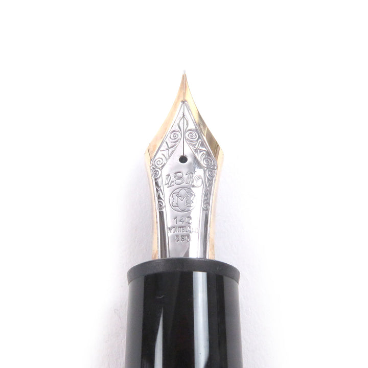 Very Good MONTBLANC fountain pen Meisterstück 149 Cap type black 14C mens