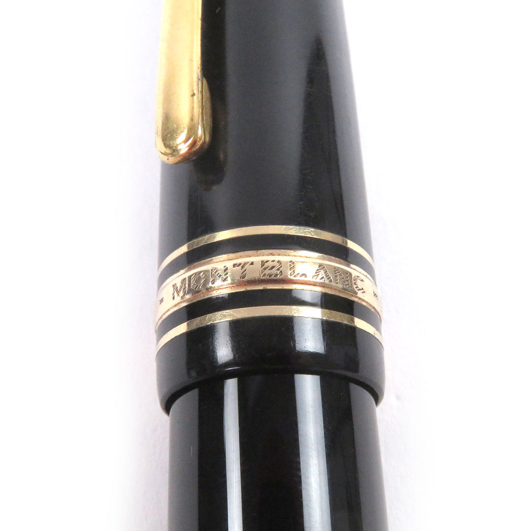 Very Good MONTBLANC fountain pen Meisterstück 149 Cap type black 14C mens