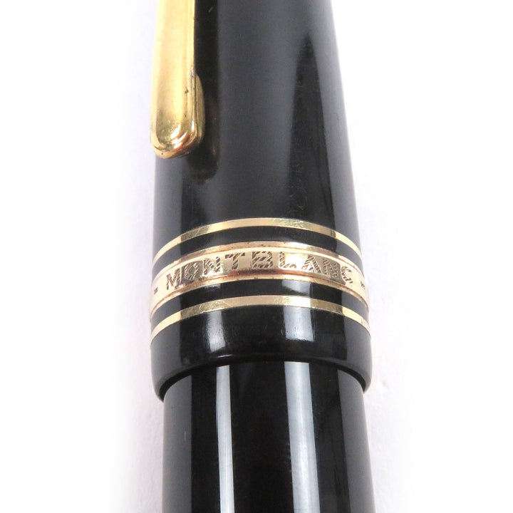 Very Good MONTBLANC fountain pen Meisterstück 149 Cap type black 14C mens