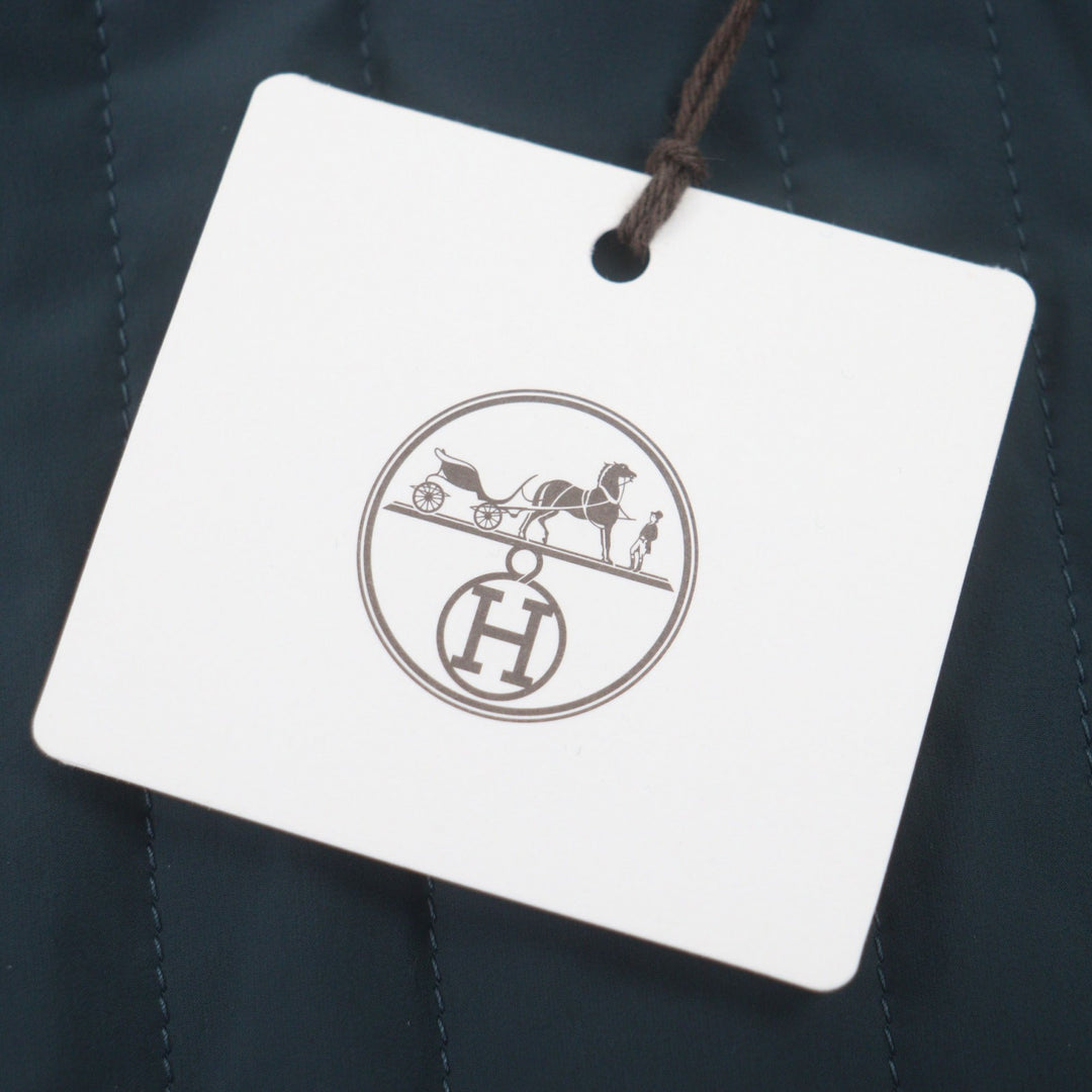 Pristine HERMES Jacket Navy wool mens L