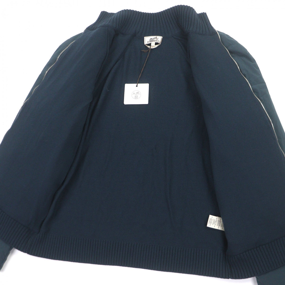 Pristine HERMES Jacket Navy wool mens L