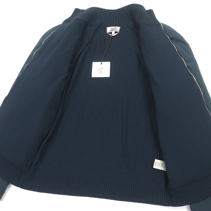 Pristine HERMES Jacket Navy wool mens L