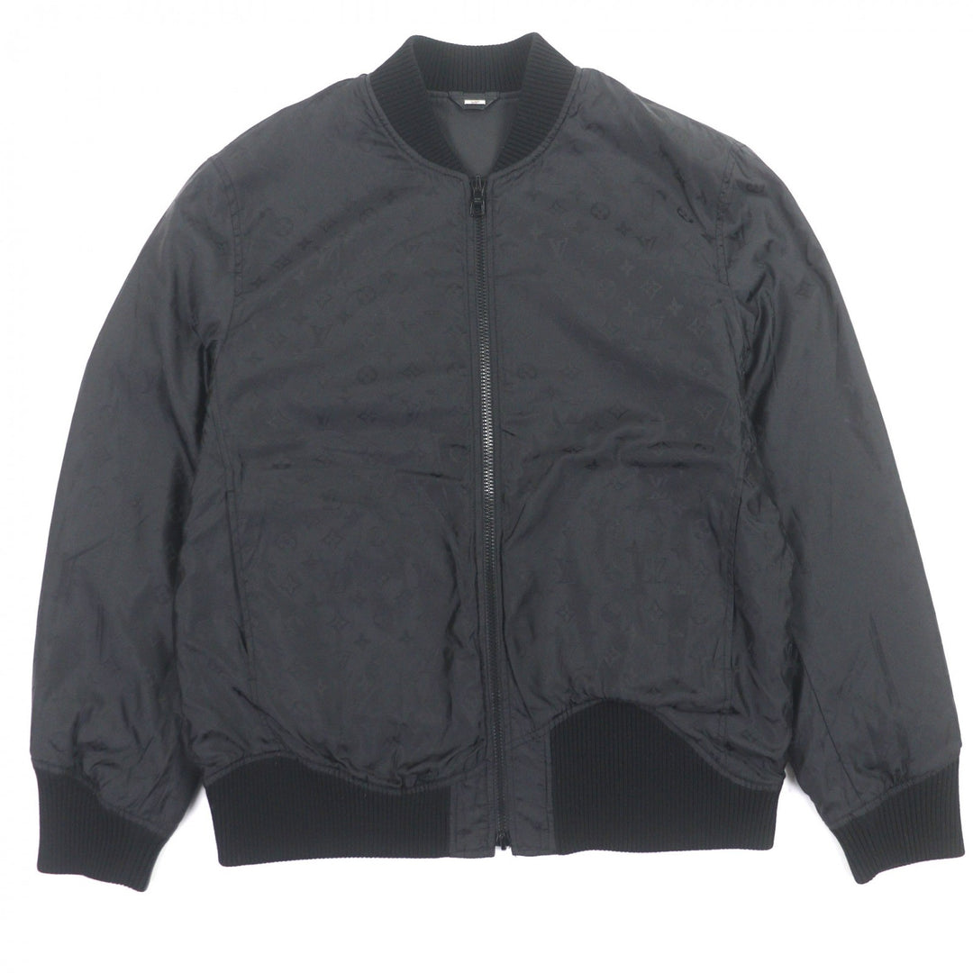 Excellent LOUIS VUITTON Blouson black Cowhide mens 48