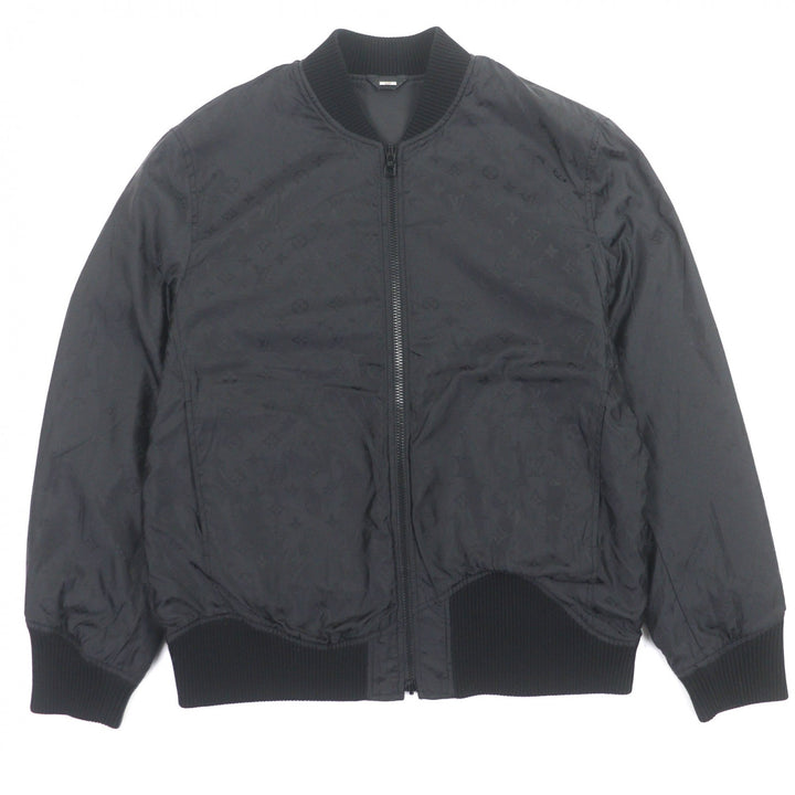 Excellent LOUIS VUITTON Blouson black Cowhide mens 48