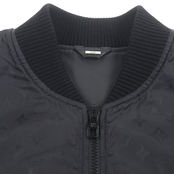 Excellent LOUIS VUITTON Blouson black Cowhide mens 48