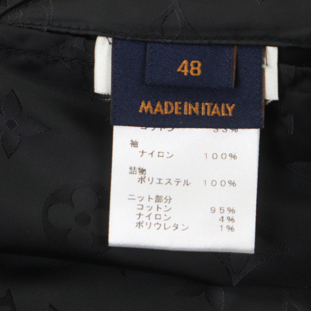 Excellent LOUIS VUITTON Blouson black Cowhide mens 48