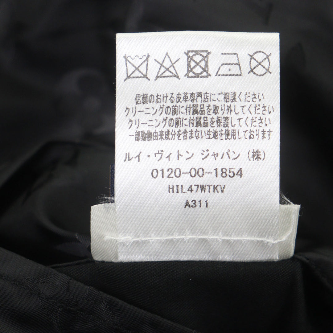 Excellent LOUIS VUITTON Blouson black Cowhide mens 48