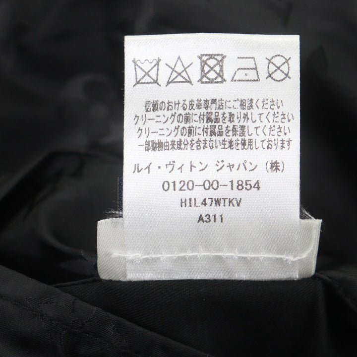 Excellent LOUIS VUITTON Blouson black Cowhide mens 48
