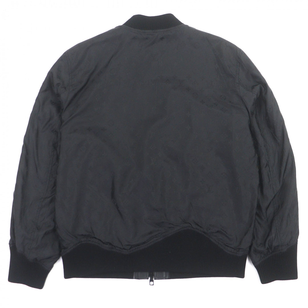 Excellent LOUIS VUITTON Blouson black Cowhide mens 48