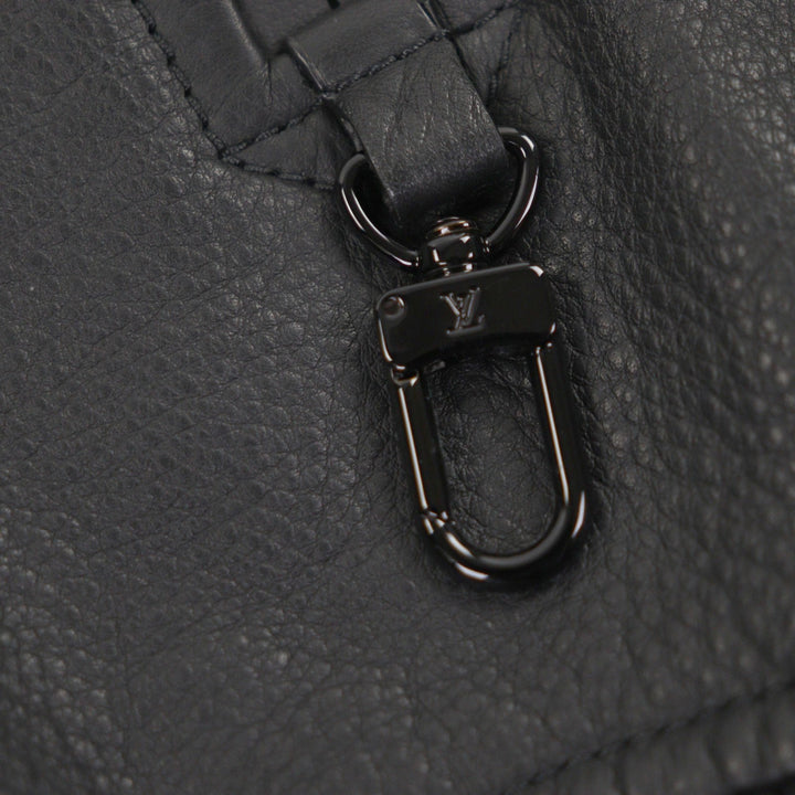 Excellent LOUIS VUITTON Blouson black Cowhide mens 48