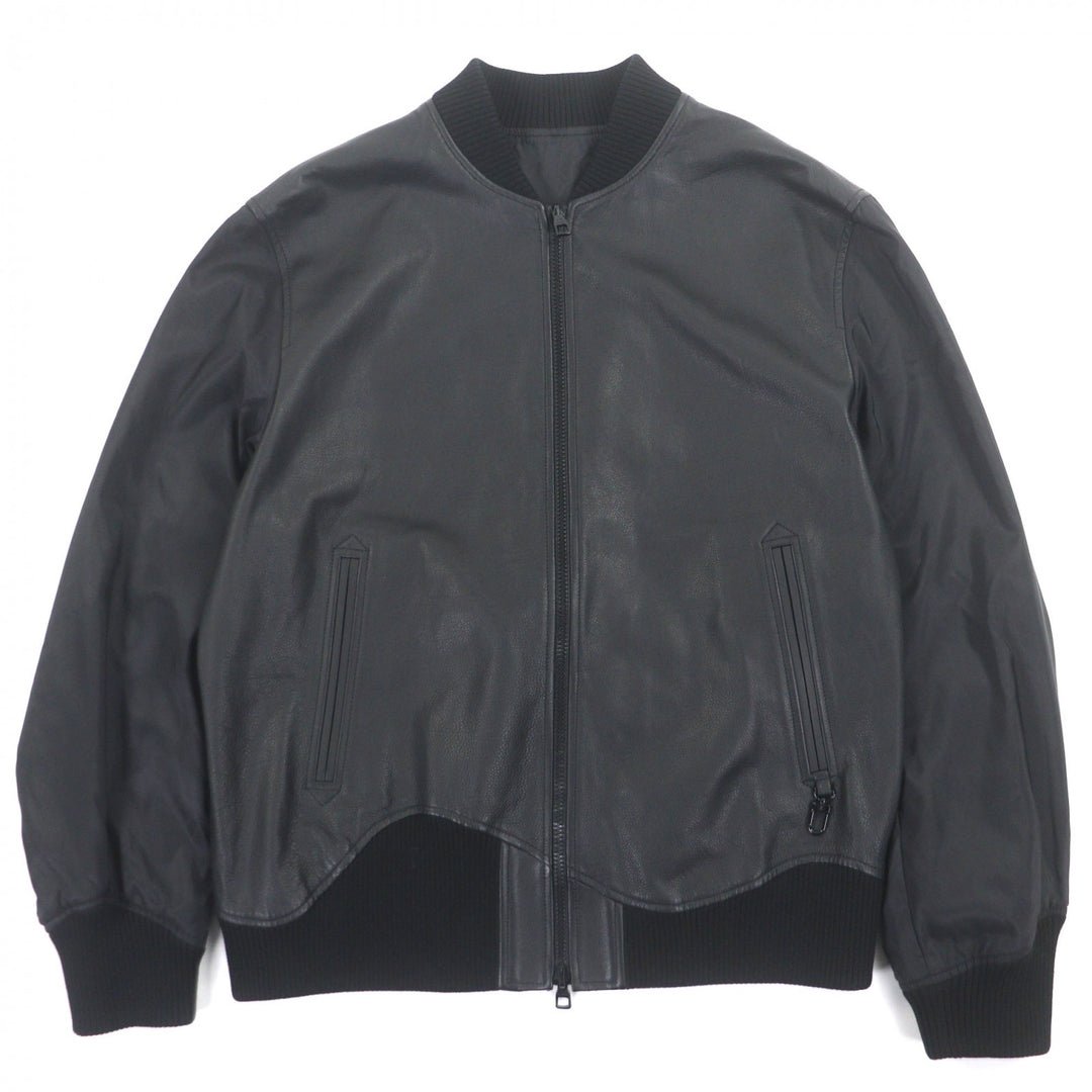 Excellent LOUIS VUITTON Blouson black Cowhide mens 48